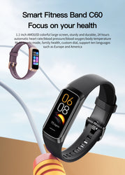 LIGE Amoled Smart Watch Men 2025 Smart Band Women Heart Rate Blood Smartwartch Waterproof Smart Bracelet Sport Fitness Tracker