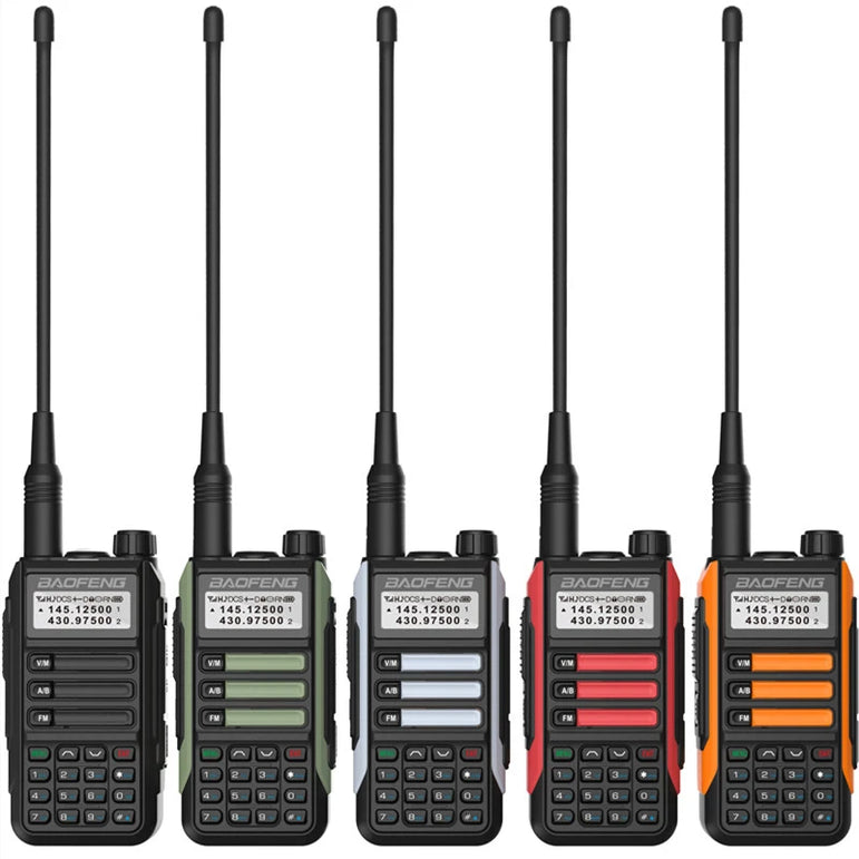 BaoFeng UV16 Walkie-Talkie 8/10W Tri-Power IP68 Waterproof Long Range USB C Dual Band VHF UHF Two Way Portable Ham Two Way Radio