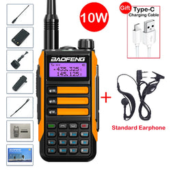 2025 Baofeng UV-16 Max IP68 Waterproof Walkie Talkie Dual Band High Power CB Radio Vhf Uhf CB Ham Radio Long Range Two Way Radio