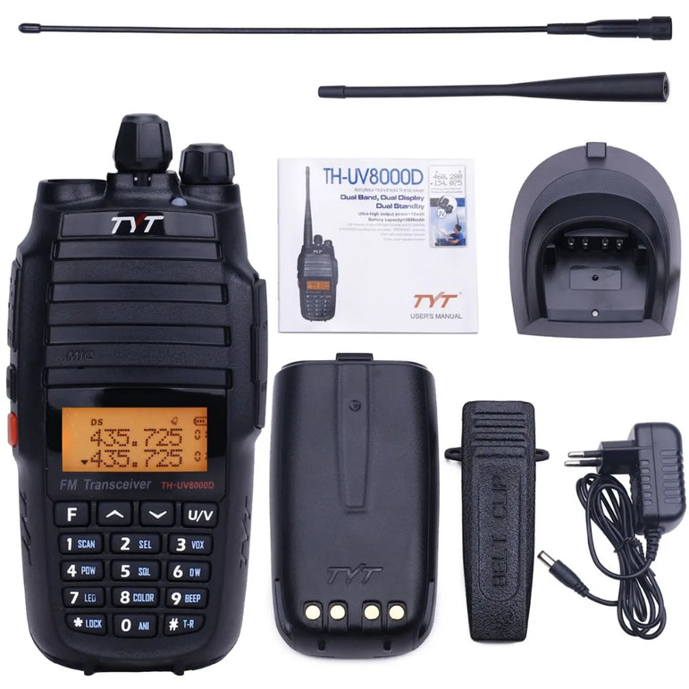 TYT TH-UV8000D VHF UHF Walkie Talkie High Power Two Way Radio Portable radio Ham radio Tytera TH8000D Cross Band Repeater