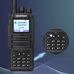 Baofeng Dm 1701 Digital Walkie Talkie Long Range dual Mode dmr Analog Open Gd77 Time slot Tier 1 +2 Radio 1801UV