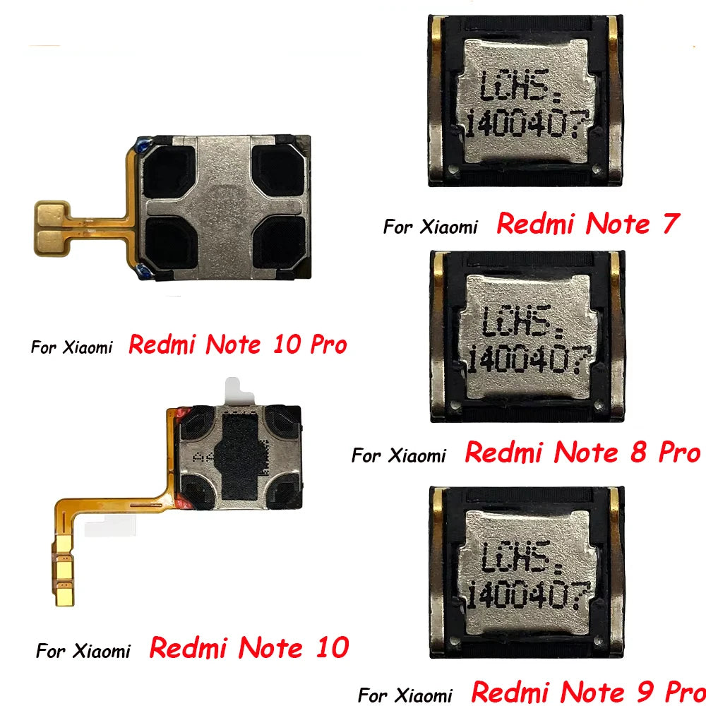 Top Ear Speaker For Xiaomi Redmi Note 7 8 9 Pro 9S Note 10 Pro Built-in Front Earpiece Earphone Sound Repair Replacement