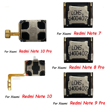Top Ear Speaker For Xiaomi Redmi Note 7 8 9 Pro 9S Note 10 Pro Built-in Front Earpiece Earphone Sound Repair Replacement