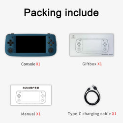 Anbernic RG503 Retro Handheld Video Game Console 4.95-inch OLED Screen Linux System Portable Game Player RK3566 Bluetooth 5G Wif