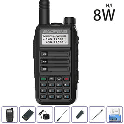 BaoFeng UV16 Walkie-Talkie 8/10W Tri-Power IP68 Waterproof Long Range USB C Dual Band VHF UHF Two Way Portable Ham Two Way Radio