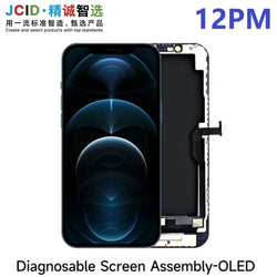 JCID OLED Screen Diagnosable Assembly NEW Soft Hard FHD Touch Display Pantalla For iphone 12 13 15 16 Without IC Removal No Pop