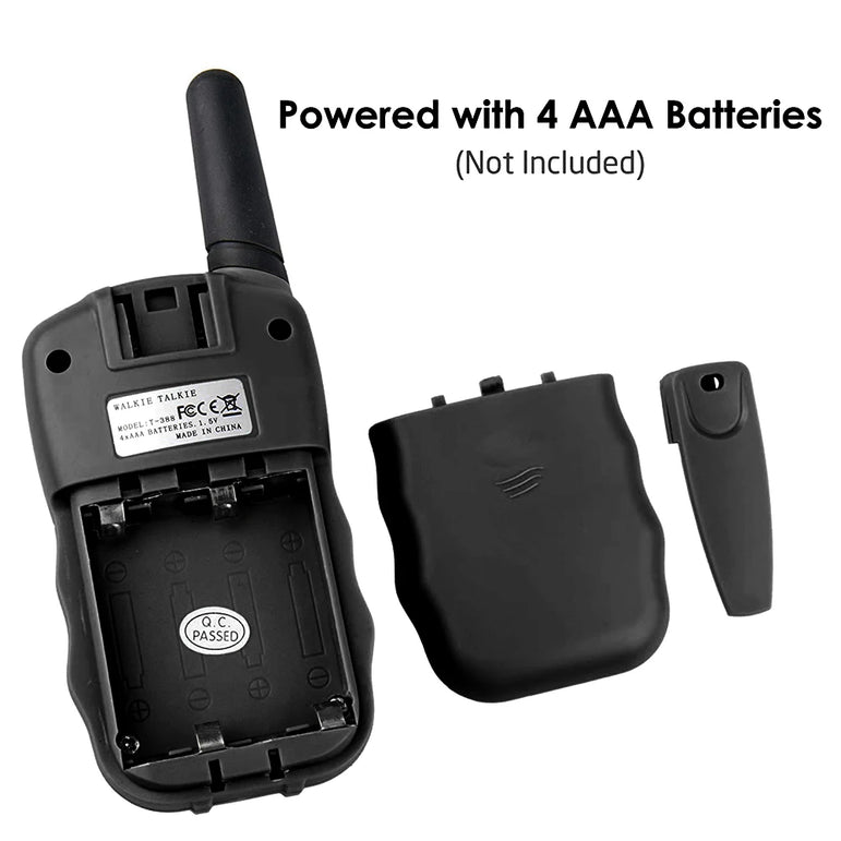 1 Pair Rt-388 Kids Walkie Talkies 0.5W Portable Child Electronic Radio Voice Interphone Outdoor LCD Display Toys Christmas Gifts
