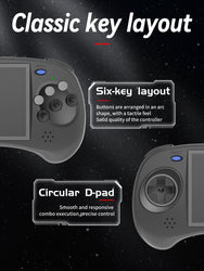 ANBERNIC RG ARC-S/RG ARC-D Retro Handheld Game Console 4.0" Six Button Design Gaming Console Support Wired Handle HD-compatible