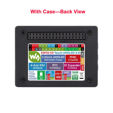 Waveshare ESP32-S3 2.41 inch AMOLED Display Development Board 600×450 Touchscreen ESP32 Display for  Arduino IDE ESP-IDF HMI