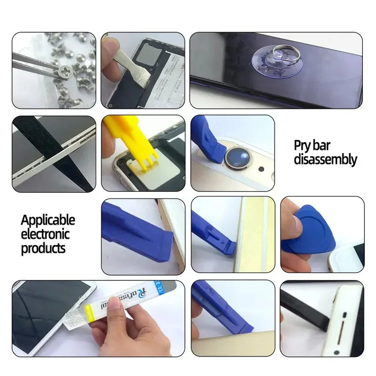 22 in 1 Mobile Phone Repair Tools Disassemble Repair Kit for iPhone Screwdriver Combination Skid Multi Function Disassembly Set