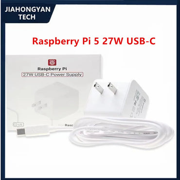 Original For Raspberry Pi 5th generation 5V5A official power supply For Raspberry Pi 5 27W USB-C power adapter