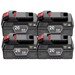 1/2/3/4Pack 20V 5Ah Replacement Battery For Parkside X 20V Team For Parkside PAP 20 B3/A3 PAPS 208 A1 Power Tools