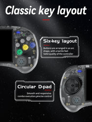 ANBERNIC RG ARC-S/RG ARC-D Retro Handheld Game Console 4.0" Six Button Design Gaming Console Support Wired Handle HD-compatible
