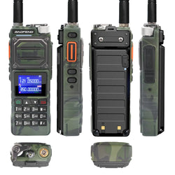 Baofeng UV-25 Walkie Talkie Air Band Receiving Scrambler Multi-band FM Vox 10W 999Ch Amateur Radio W/ Type-C 5200mAh Battery