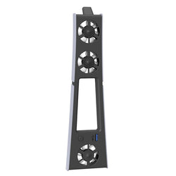 Cooling Fan for PS5 Slim Console(Digital/Disc) with Adjustable Speed Quiet Cooler Fan with LED Lights Efficient Cooling System