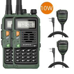 1/2PCS BaoFeng UV-S9 PLUS Waterproof Walkie Talkie 10W Powerful CB Radio Long Range Portable Two Way Radio for hunting travel
