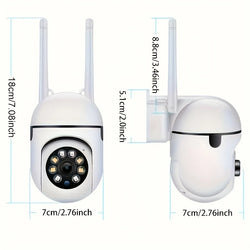 BoyKeep 1080P WiFi Bulb Surveillance Camera Color Night Vision Motion Tracking Indoor Outdoor Security Monitor Camera Y108
