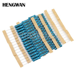 150PCS 300PCS 1/2W 1W 2W 3W Resistance 1% Metal Film Resistor Assortment Kit Set 30Kinds Each 5/10PCS 1R~750R 1K~820K Ohm