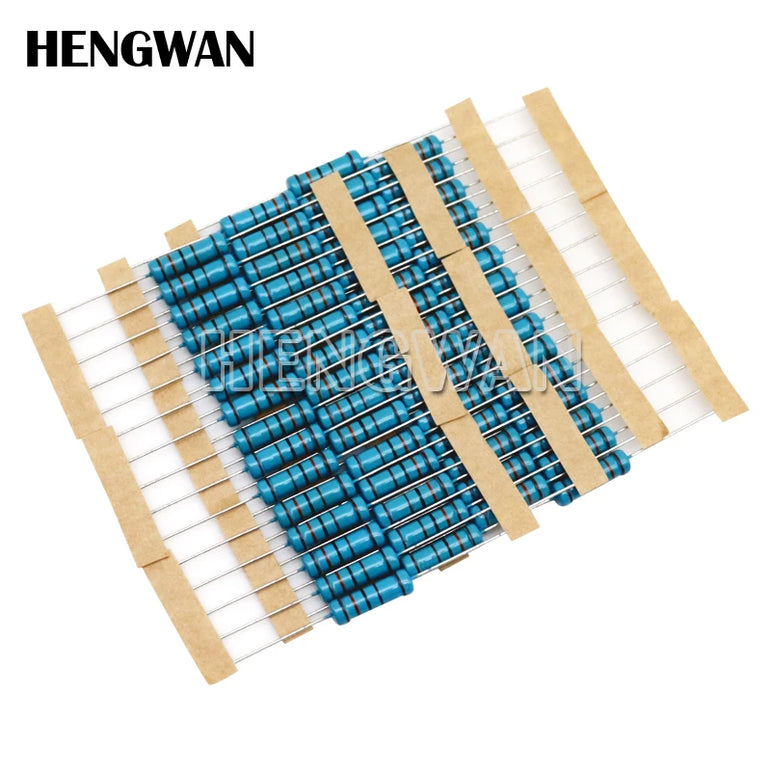 150PCS 300PCS 1/2W 1W 2W 3W Resistance 1% Metal Film Resistor Assortment Kit Set 30Kinds Each 5/10PCS 1R~750R 1K~820K Ohm