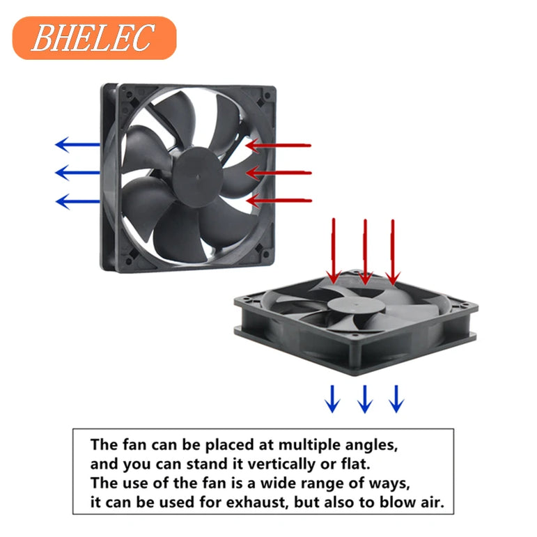 Silent USB fan 40mm 50mm 60mm 70mm 80mm 90mm 120mm cooling fans cooler With USB Cable Ventilator Fan for DIY PC Router chassis