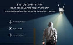 ZOSI 3MP/4MP PTZ Wifi IP Camera H.265 Wireless Surveillance Security CCTV Camera P2P Audio Outdoor AI Human Detection HD Cameras