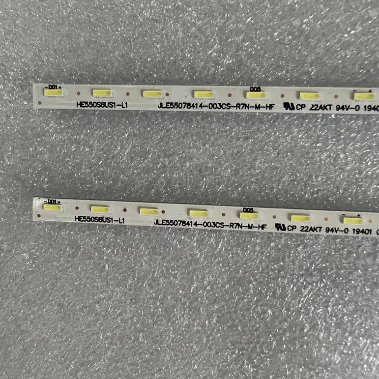 LED Backlight Strip For Hisense H55U7A H55U7BIL H55U7BUK H55U7B HZ55E8A HE550S6U51-L1 JL.E55078414-003CS-R7N-M For white light