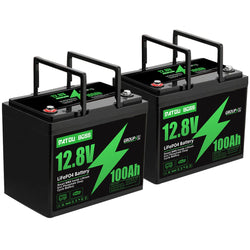 DATOUBOSS 24V 36V 48V 100Ah 1280Wh Lithium Battery Lifepo4 Built-in Smart BMS Max Charge Current 50A