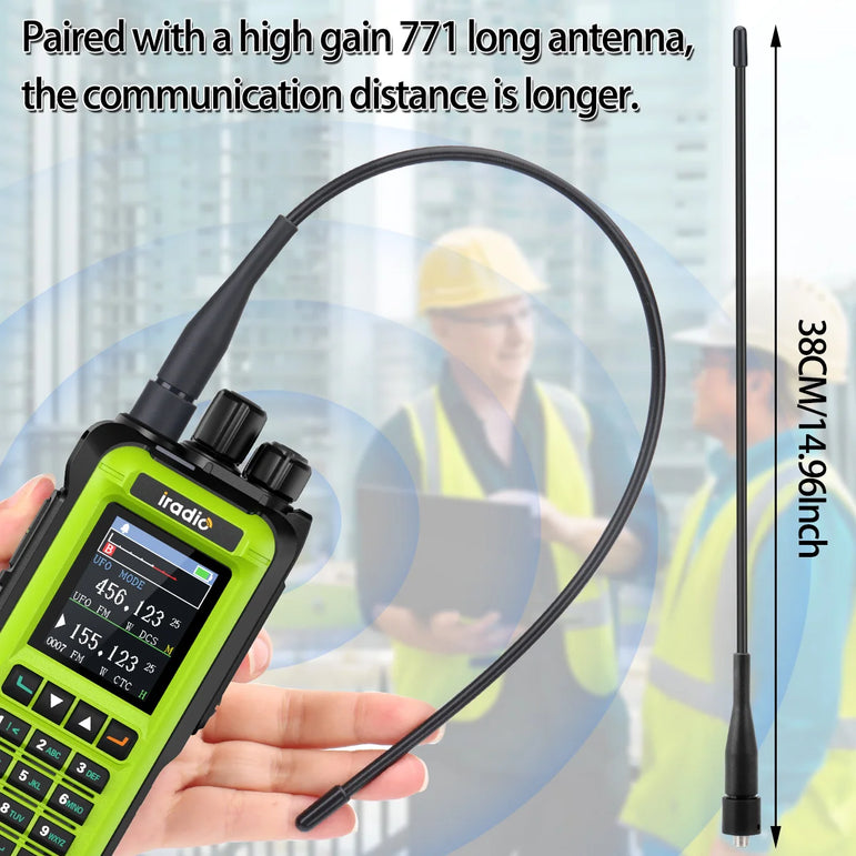 Iradio UV-99 20W Air Band Walkie Talkie Mutli Band High Power FM NOAA 1024CH Wireless Copy Frequency Long Range Type-C Ham Radio