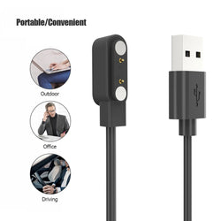 High Quality 60cm USB Magnetic Charger Replacement Cable for HAYLOU Solar Plus RT3 LS16 Smart Watch Accessories