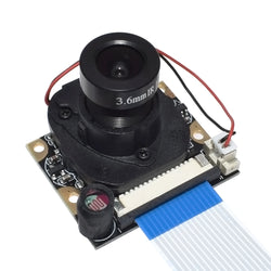 Raspberry Pi 4 Night Vision Fisheye Camera Module 5MP OV5647 Webcam With Infrared IR Sensor LED Light For Raspberry Pi 4B/3B+/3B