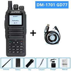 1701 open gd77 Baofeng Digital Walkie Talkie Dual Mode DMR Analog Two Way Radio Dual Time slot Tier 1+2 Dr 1801