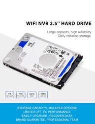 500GB 1TB 2TB Internal Hard Disk Drive for NVR, Laptop, Desktop 2.5" HDD SATA2 5400-7200RPM 128M 3.0Gbps