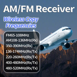 Baofeng M-5R 10W Walkie Talkie 3800mAh Battery Multi Band Wireless Copy Frequency Long Range Commutator Ham UV-5Rx K5 Two Way Ra