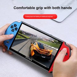 X12 Plus Handheld Game Console 7.1 inch HD Screen Handheld Portable Video Player Built-in 10,000 Classic Video Games Console