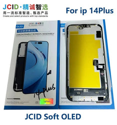 JCID OLED Screen Diagnosable Assembly NEW Soft Hard FHD Touch Display Pantalla For iphone 12 13 15 16 Without IC Removal No Pop