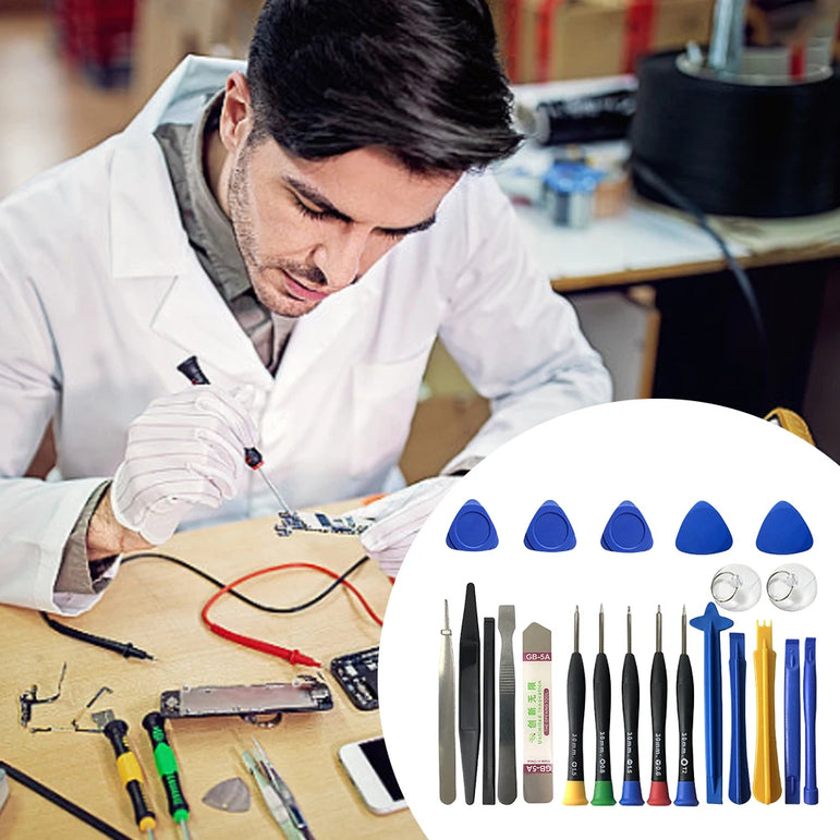 22 in 1 Multifunctional Disassembly Tool Mobile Phone Laptop Screwdriver Maintenance Kit Phone Laptop Disassemble Hand Tool Set