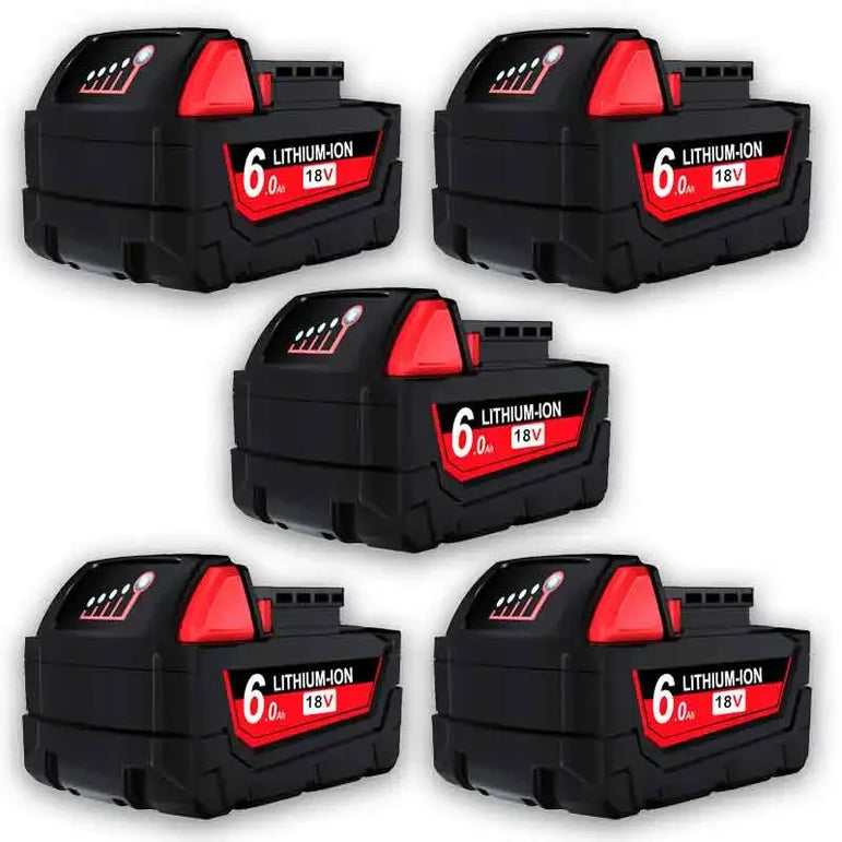 For Milwaukee 18V  M18 lithium 6.0Ah/9.0Ah XC Lithium Battery 48-11-1860 48-11-1850 48-11-1840 48-11-1820 Charger rechargeable P
