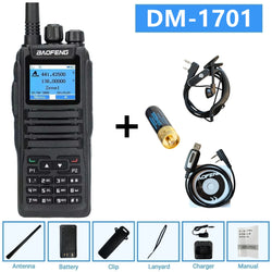 Baofeng Dm 1701 Digital Walkie Talkie Long Range dual Mode dmr Analog Open Gd77 Time slot Tier 1 +2 Radio 1801UV