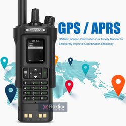 New BAOFENG DM-32 Walkie Talkie With Belt Holster DMR GPS 10W Programming Wireless Copy Frequency Type-C DM32 Ham Two Way Radios