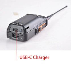 Radtel RT-470X Full Band Ham Radio 256 Channel Air Band Two Way Radio USB-C Aviation NOAA Police Marine Amateur HT Scanner Roger