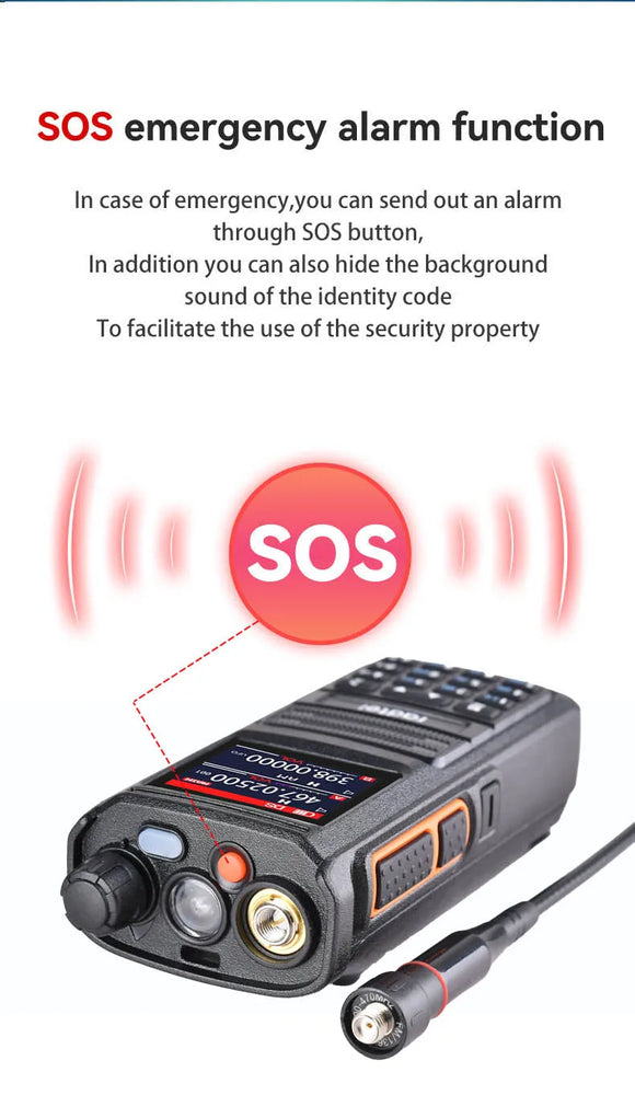 Radtel RT-470X Full Band Ham Radio 256 Channel Air Band Two Way Radio USB-C Aviation NOAA Police Marine Amateur HT Scanner Roger