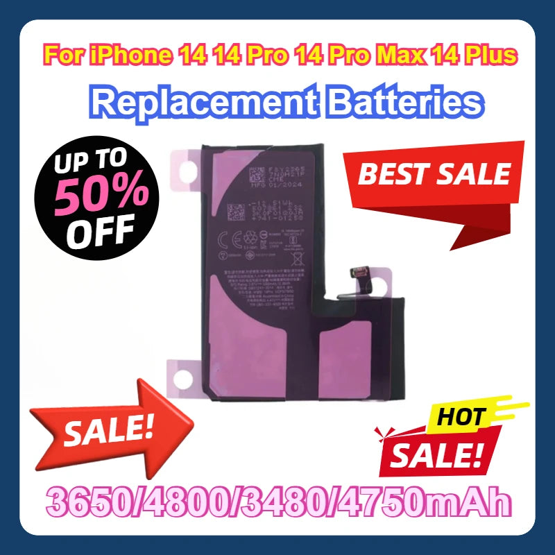 For iPhone 14 Pro Pro Max Plus Replacement Batteries FOR High Capacity Battery