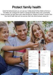LIGE Amoled Smart Watch Men 2025 Smart Band Women Heart Rate Blood Smartwartch Waterproof Smart Bracelet Sport Fitness Tracker