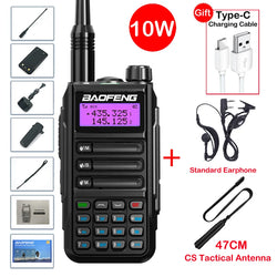 2025 Baofeng UV-16 Max IP68 Waterproof Walkie Talkie Dual Band High Power CB Radio Vhf Uhf CB Ham Radio Long Range Two Way Radio