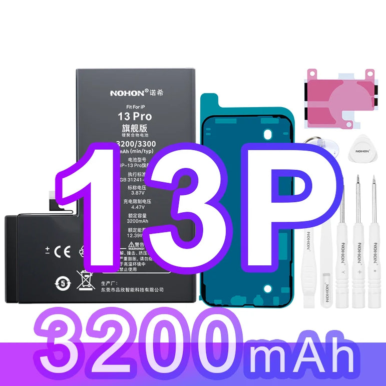 NOHON 3500mAh Battery for iPhone 14 13 11 12 Pro 15 SE 2022 2020 SE3 SE2 X XR XS Max Replacement Batteries Big Capacity