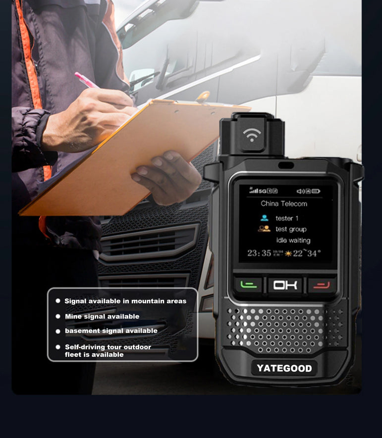 YATEGOOD G650 Walkie Talkie No distance limit Intercom Long standby Portable More than 5000KM 4G 5G