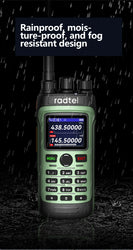 Radtel RT-330 10W Gps Bluetooth App Programming Amateur Radio Power Full Band 136-520MHz TX RX Aviation Frequency  Receive NOAA