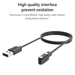High Quality 60cm USB Magnetic Charger Replacement Cable for HAYLOU Solar Plus RT3 LS16 Smart Watch Accessories