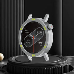 Metal Bezel Ring Replacement Case Cover Ring Tempered Glass Protective Flim Metal Watch Bezel for CMF by Nothing Watch Pro 2