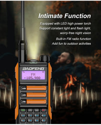 Baofeng UV16Pro V2 50KM CB Ham Radio Station Two Way Amateur VHF Powerful 10Watts UV16 Walkie Talkie Hunting Radios